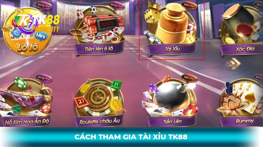 Lựa chọn tài xỉu tk88