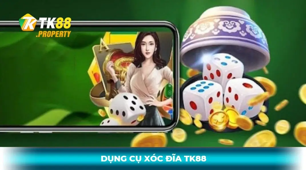 Bộ dụng cụ chơi xóc đĩa TK88