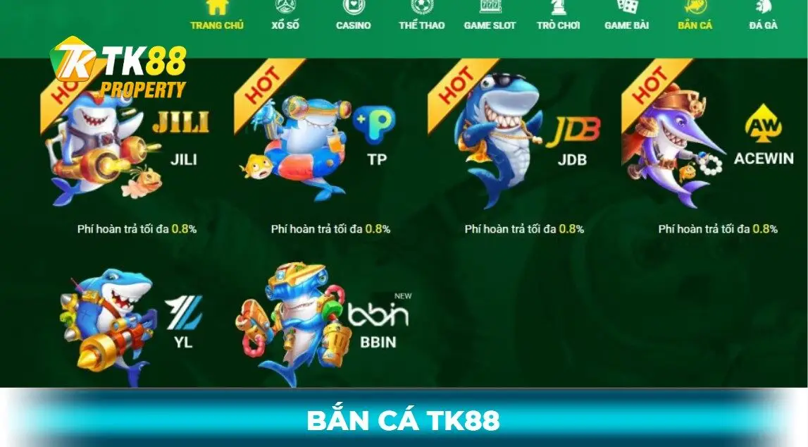 giới thiệu bắn cá tk88