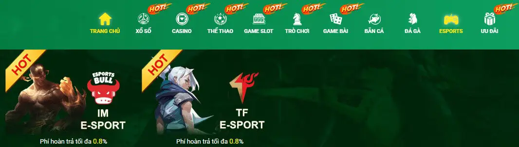 giới thiệu esport tk88