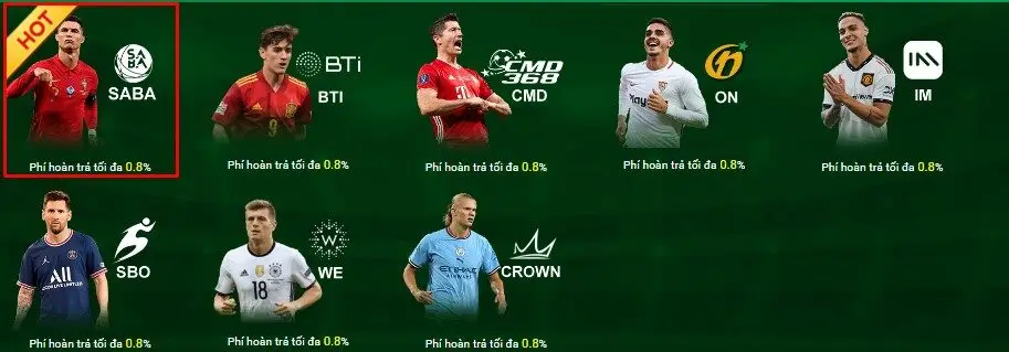 Sảnh cược saba sport tại tk88